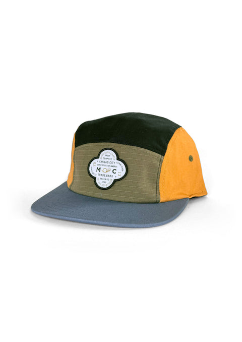 Messenger Coffee 5 Panel Hat - Multicolor - Messenger Coffee