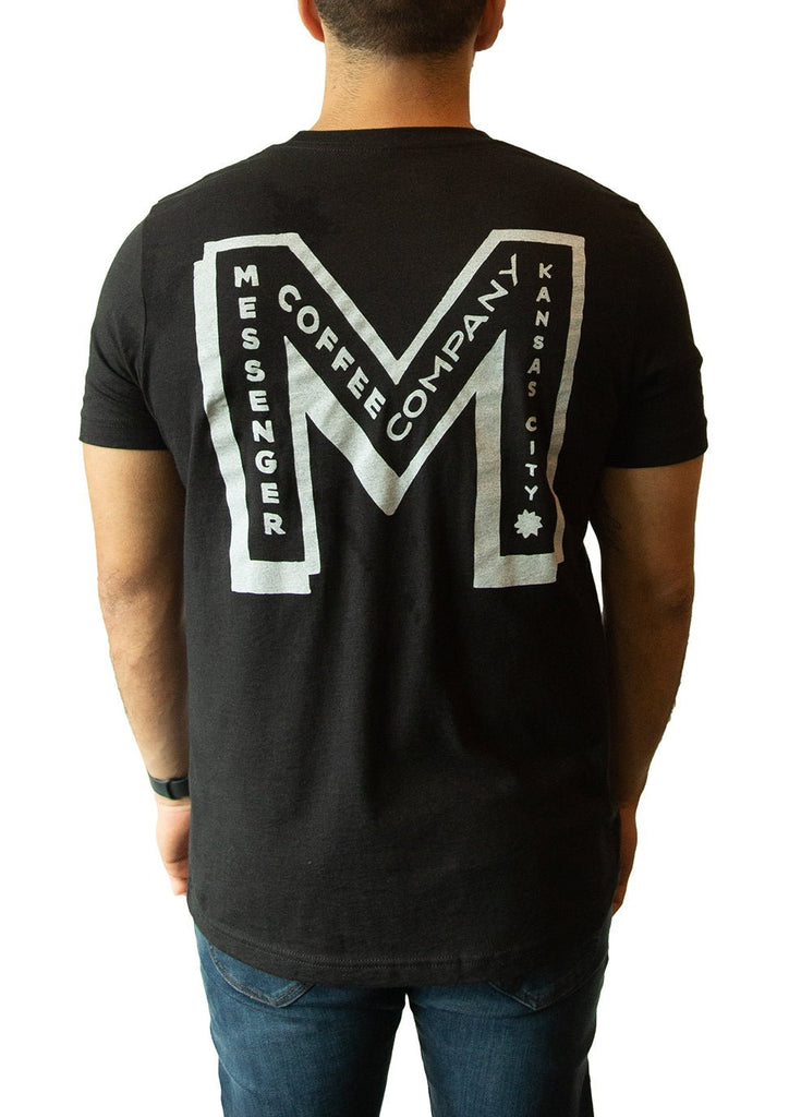 Messenger M Logo T-Shirt Black – Messenger Coffee