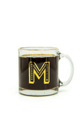 Gold 'M' Logo Glass Mug