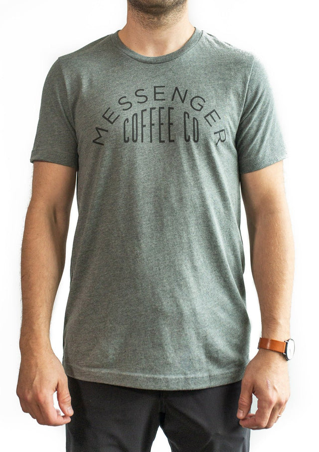 Messenger Logo Tee Gray - Messenger Coffee