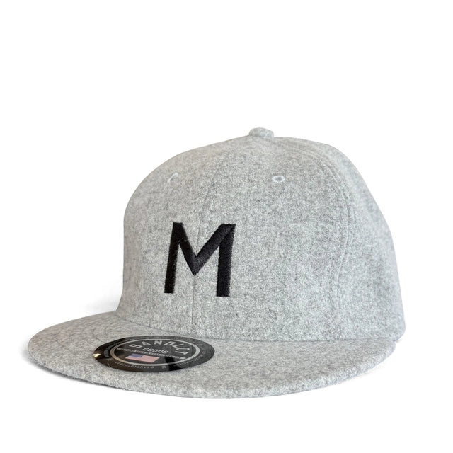 Monogram Wool Vintage Flatbill - Messenger Coffee
