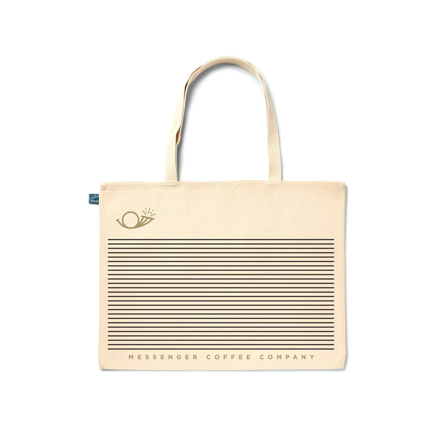Messenger Lines Tote - Messenger Coffee