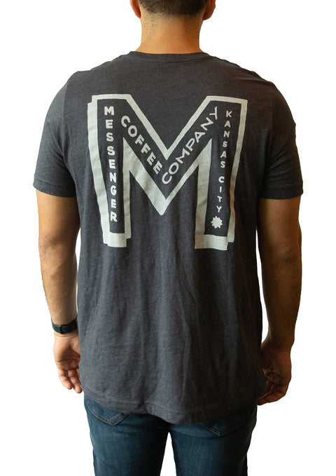 Messenger M Logo T-Shirt Navy
