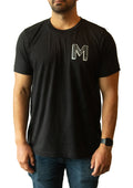 Messenger M Logo T-Shirt Black